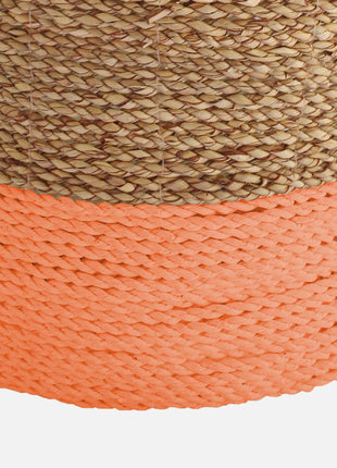 Wicker basket Amber Orange