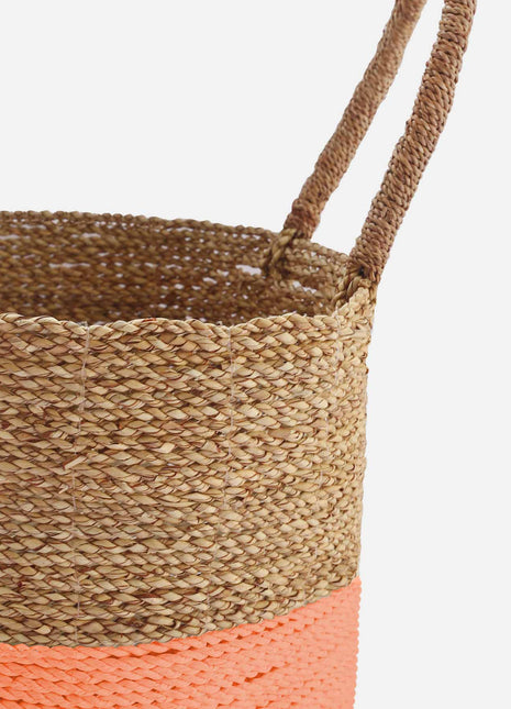 Wicker basket Amber Orange