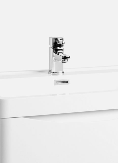 Handleless washbasin Mineral marble