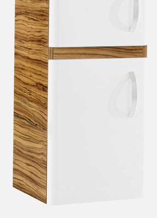 Bathroom Cabinet Box White 2 Doors