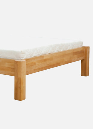 Bed basic oak wood