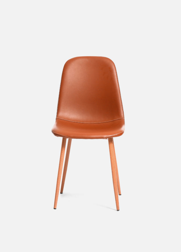 Chair Luka Orange Leather