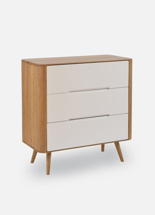 Chest of drawers Lilly 120 cm with 3 drawers