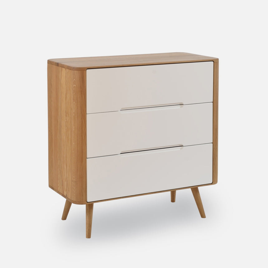 Chest of drawers Lilly 120 cm with 3 drawers