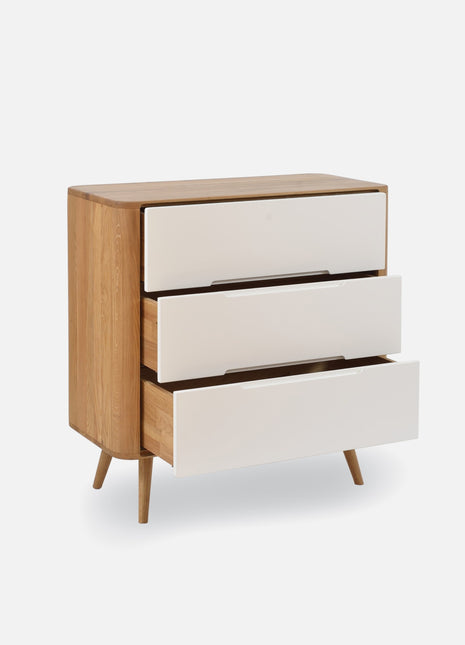 Chest of drawers Lilly 120 cm with 3 drawers