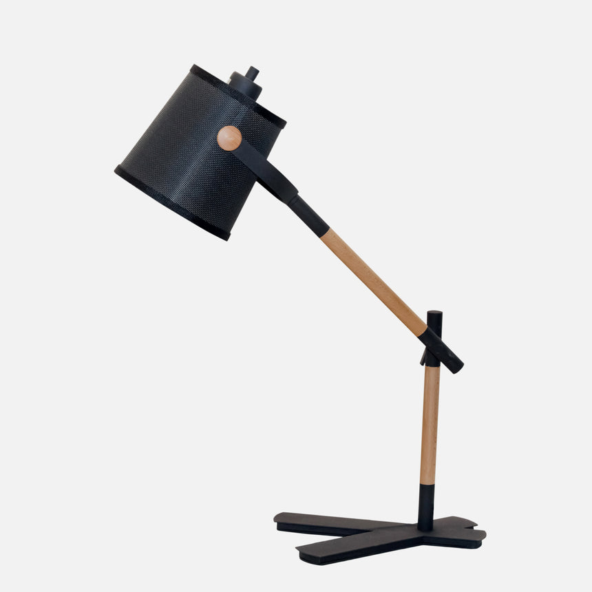 Desk lamp Ben Adjustable 30 cm Steel Black