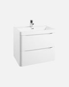 Handleless washbasin Mineral marble