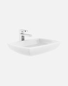 Bathroom sink half round