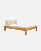 Bed basic oak wood
