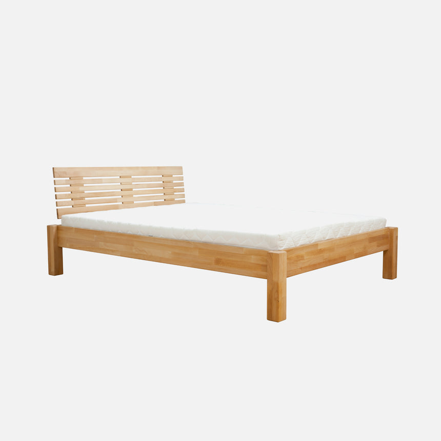 Bed basic oak wood