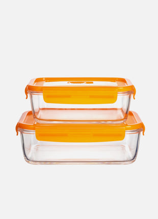 Orange kitchen container