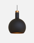 Hanging lamp 18 Cm Steel Black
