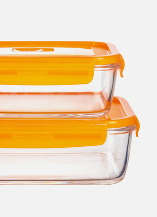 Orange kitchen container