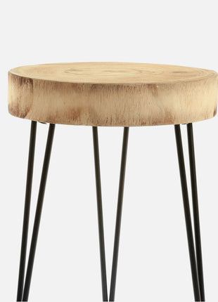 Side table Elle Round wood