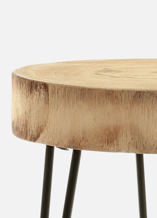 Side table Elle Round wood