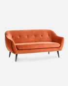 Sofa Luka Orange Velvet