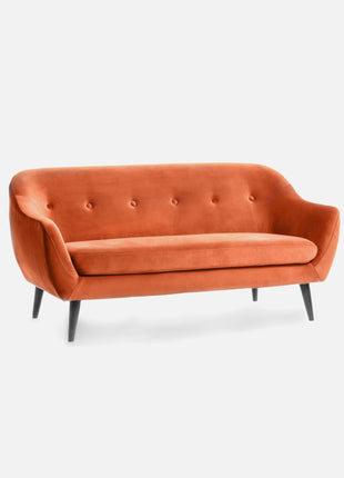 Sofa Luka Orange Velvet