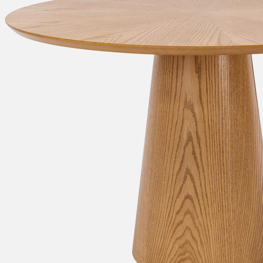 Table Meave wood Dark Round