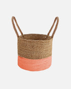 Wicker basket Amber Orange