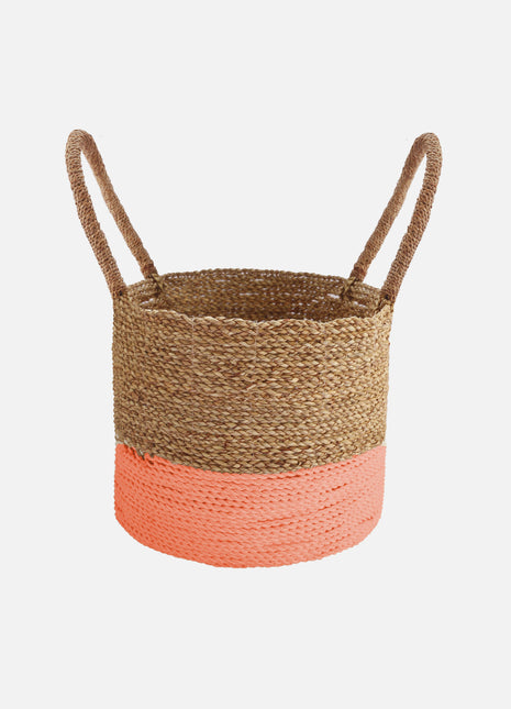 Wicker basket Amber Orange