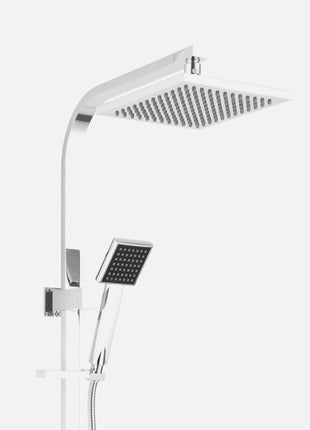 Shower set with Thermostat silver