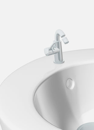 Bathroom sink round