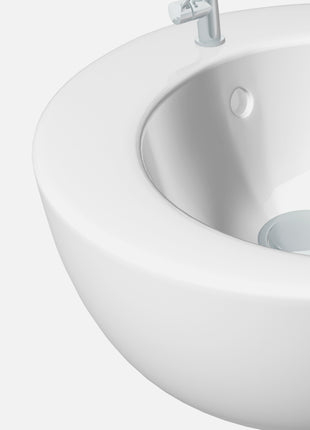 Bathroom sink round