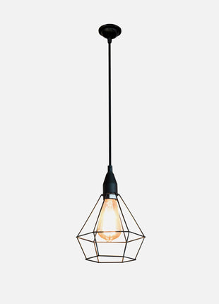 Hanging lamp Industrial Steel with a black coating