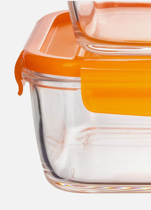 Orange kitchen container